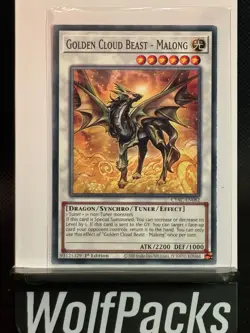 Yu-Gi-Oh! 2023 Cyberstorm Access - Golden Cloud Beast Malong CYAC-EN082 1st Ed. - Image 1