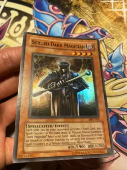 (VC) YUGIOH SKILLED DARK MAGICIAN MFC-065 UNLIMITED SUPER RARE LP - Image 2