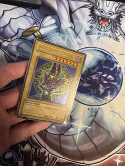 (123) Yugioh Dark Magician LOB-005 Ultra Rare Unlimited LP - Image 3