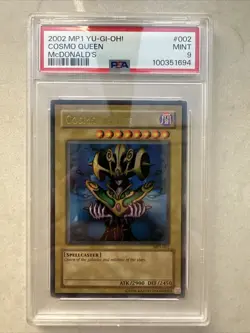 PSA 9 Cosmo Queen Yugioh McDonalds Promo 2002 MP1 Ultra Rare - Image 1