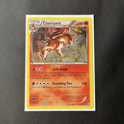 Pokemon TCG Charizard Legendary Treasures Cosmos Holo Card 19/113 LP - Image 1