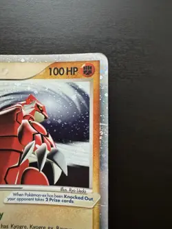 Groudon ex 038 Holo Nintendo Collector’s Tin Black Star Promo Pokemon Card DMG - Image 3