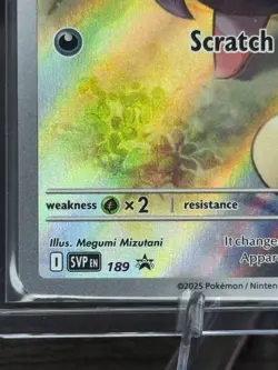 N's Zorua 189 Sv: Scarlet & Violet Promo Cards Holo Pokemon TCG - NM - Image 2