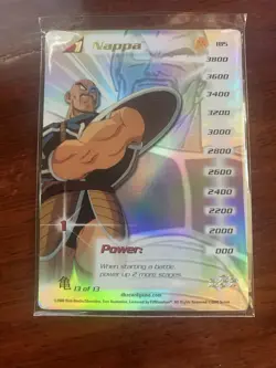 Nappa Saiyan Saga Starter Set Personality Lv1-3 HT DBZ TCG Score 4 Card Lot. - Image 3