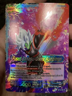 Fused Zamasu Divine Ruinbringer BT10 Leader Foil Dragon Ball Super Card Game NM - Image 1