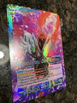 Fused Zamasu Divine Ruinbringer BT10 Leader Foil Dragon Ball Super Card Game NM - Image 3