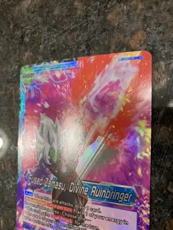 Fused Zamasu Divine Ruinbringer BT10 Leader Foil Dragon Ball Super Card Game NM - Image 5
