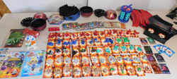 VTG Bakugan Lot of 60 Figures Magnetic & Reg. Cards Storage Battle Brawl Arena - Image 1