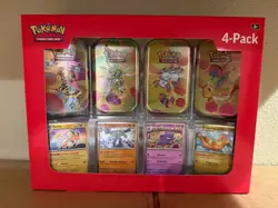 Pokemon 151 4 Mini Tins + 4 Promo Cards Sams Club Exclusive 2x Bundle - Image 2