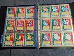 Pokemon Card Top Sun Blue 150 Types Complete Carddass Old Back 2000 Game Chariza - Image 3