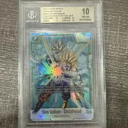 Dragon Ball Super Fusion World Son Gohan Childhood SCR Alt Art FB01-140 Card - Image 1
