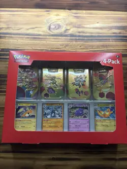 Pokemon 151 Mini Tins Bundle 4 Tins + 4 Promo Cards Sam's club Sealed - Image 1