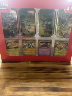 Pokemon 151 Mini Tins Bundle 4 Tins + 4 Promo Cards Sam's club Sealed - Image 2