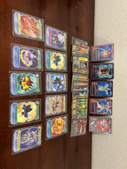 Vintage 2004-2005 Digimon CCG Card Lot, Holo and Gold Text Cards! - Image 1