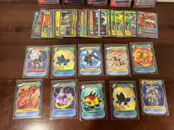 Vintage 2004-2005 Digimon CCG Card Lot, Holo and Gold Text Cards! - Image 3