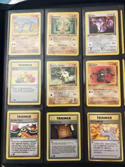 Vintage Pokemon Card Lot binder not included - Image 1