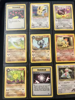 Vintage Pokemon Card Lot binder not included - Image 2