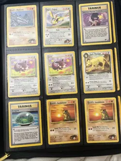 Vintage Pokemon Card Lot binder not included - Image 3