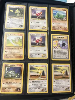 Vintage Pokemon Card Lot binder not included - Image 5
