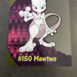 2000 Topps Pokemon #150 Mewtwo PC5 Animation Clear Card - Image 2