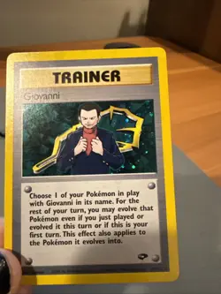 Pokemon TCG Gym Challenge Giovanni Trainer Holo Unlimited Rare Card 18/132 - Image 3