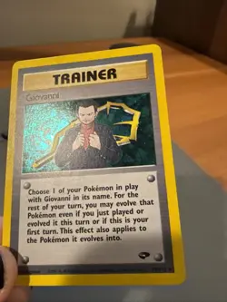 Pokemon TCG Gym Challenge Giovanni Trainer Holo Unlimited Rare Card 18/132 - Image 4