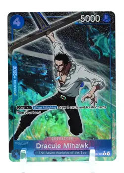 One Piece Card - DRACULE MIHAWK (C) ST03-005 Full Art PRB01 "THE BEST" English - Image 1