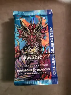 1 Magic the Gathering MTG Commander Legends Baldur's Gate Collector Booster Pack - Image 1