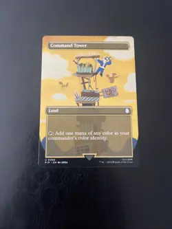 Command Tower (Borderless) #360 (NM) Fallout PIP Magic MTG - Image 1