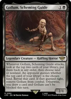 Gollum, Scheming Guide [The Lord of the Rings] MTG - Image 1