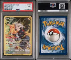 Pokemon TCG - PSA 9 - Pikachu TG05/TG30 - Lost Origin - Full Art - Image 2