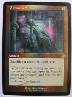 Magic The Gathering MTG - Ashnod's Altar (Retro Frame) Foil - The Brothers' War - Image 1