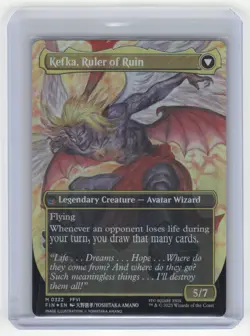 2025 Magic: The Gathering Kefka, Court Mage FIN Mythic Foil #0322 Borderless NM - Image 2
