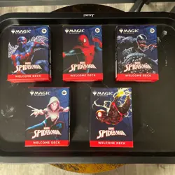 2025 Magic The Gathering Spider-Man Complete Welcome Deck Set (5) - Image 1