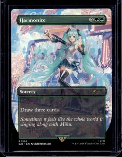Harmonize - Hatsune Miku Secret Lair Standard Non-Holo Magic: The Gathering MTG - Image 1