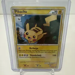 Pikachu HGSS03 Holo Rare Pokemon Card Heart Gold Soul Silver Promo NM - Image 1