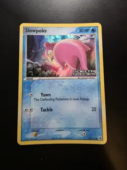 Slowpoke 83/113 EX Delta Species Holo Stamped Pokemon Card - NM/LP - Image 1