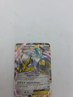 Metagross EX XY34 Black Star Promo Pokemon Card See Description Bad Condition - Image 5