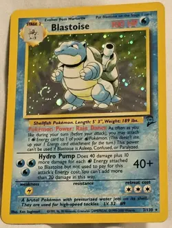 Gradable Mint Pokemon Cards Vintage Holo Card Blastoise 1st Edition Holographics - Image 4