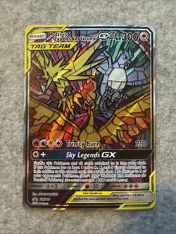 Pokemon Moltres & Zapdos & Articuno GX Tag Team Card SM210 - Image 1