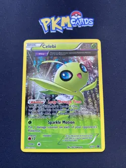 Pokemon TCG Celebi XY93 Black Star Promo Holo MP. - Image 1