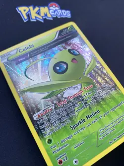 Pokemon TCG Celebi XY93 Black Star Promo Holo MP. - Image 3