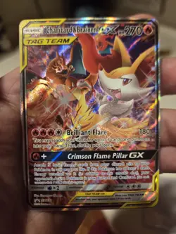 Charizard & Braixen GX Tag Team 2016 Pokemon Sun Moon Black Star Promo #SM230 - Image 2