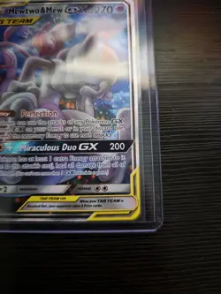 Pokemon TCG Mewtwo & Mew GX SM191 Tag Team Black Star Promo Sun & Moon - Image 5