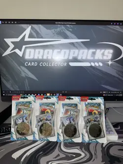 Lot of 4 Pokemon TCG Journey Together Checklane Blister Packs Set Promo Coin New - Image 3