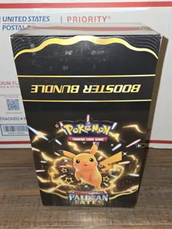 New & Sealed! Pokemon TCG Scarlet & Violet Paldean Fates Booster Bundle Display - Image 2