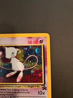 Promo Mew #9 Holo Black Star Pokemon TCG Vintage WOTC LP/NM - Image 4