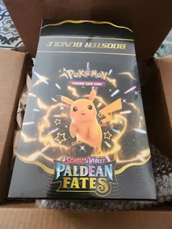 Pokemon Paldean Fates Booster Bundle CASE Display (10 Bundles) Factory Sealed - Image 1