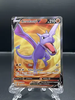 Pokemon Karte Aerodactyl V 179/196 Verlorener Ursprung Near Mint Deutsch - Image 1