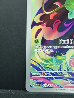 Pokemon TCG Bulbasaur 133/132 Secret Rare - Mega Evolution Set (NM/M) Pack Fresh - Image 4